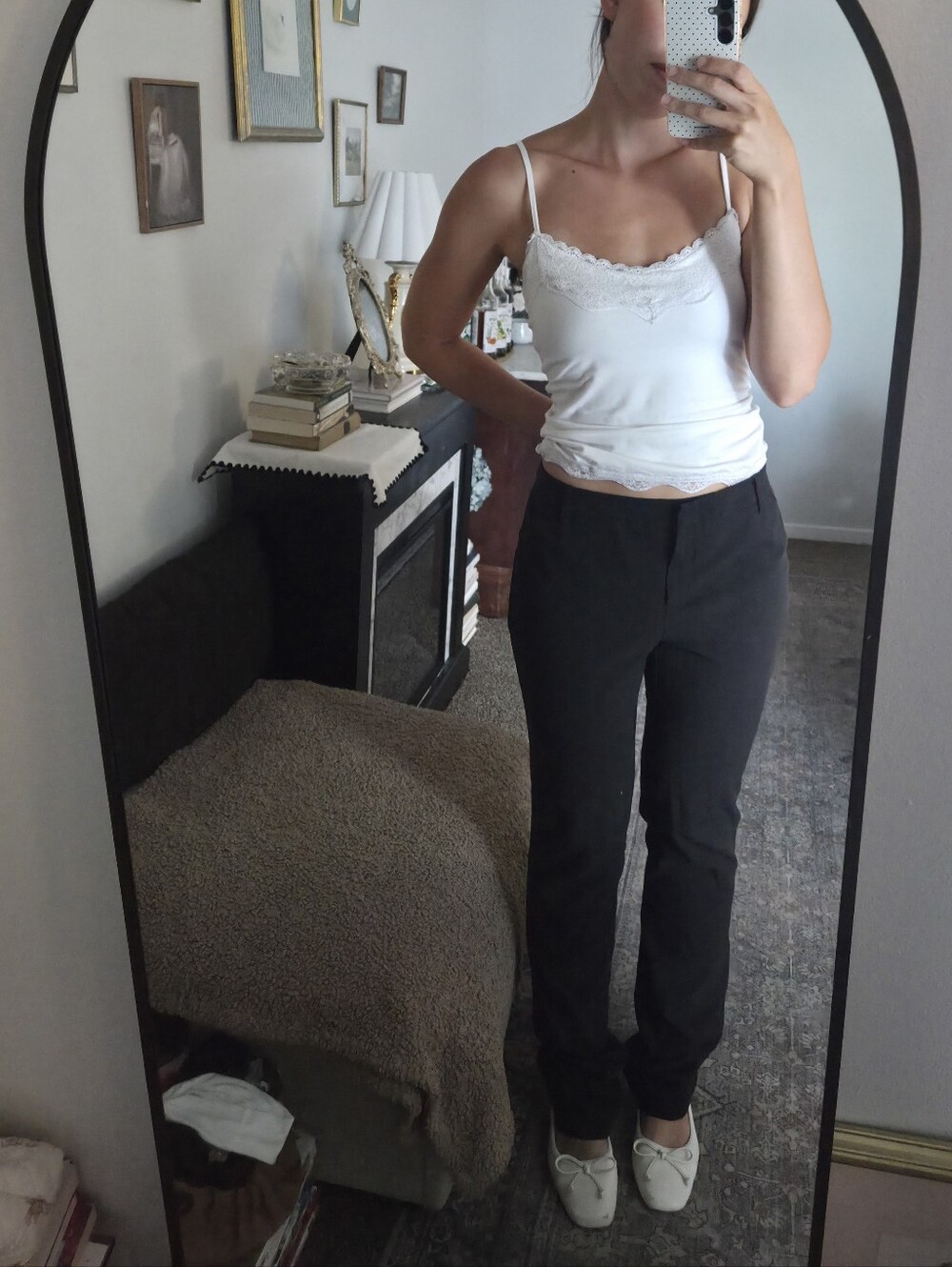 Women's Black Straight-Leg Pants — Classic Workwear